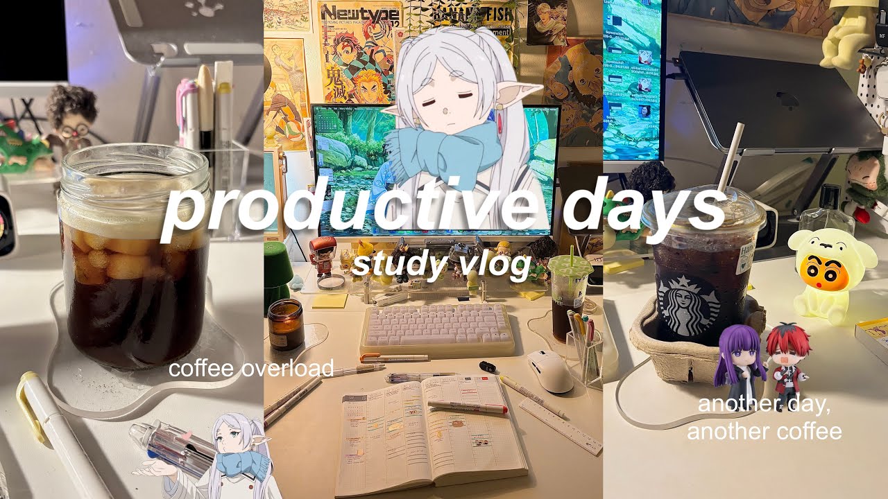 productive study vlog as a 4th year med student