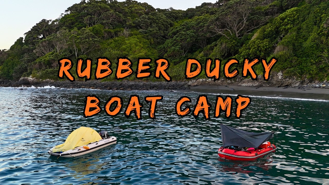 Tiny Boat Camping - Catch & Cook Spearfishing - 70KM trip with @NZWildAdventures