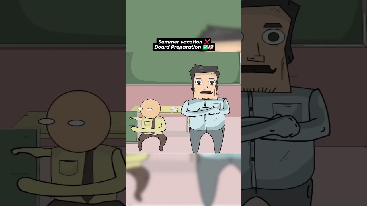 Vacation after 9th vo kya hota hai #hardtoonz #animation #funny #schoollife