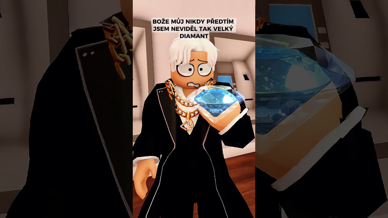 CHUDÁ DÍVKA NAŠLA OBROVSKÝ DIAMANT… A JEJÍ ŽIVOT SE NAVŽDY ZMĚNIL 😮💎 #roblox