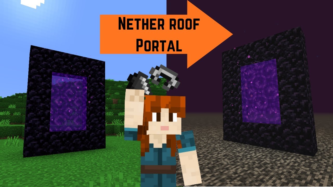 How to Connect Nether Roof Portals in Minecraft Java
