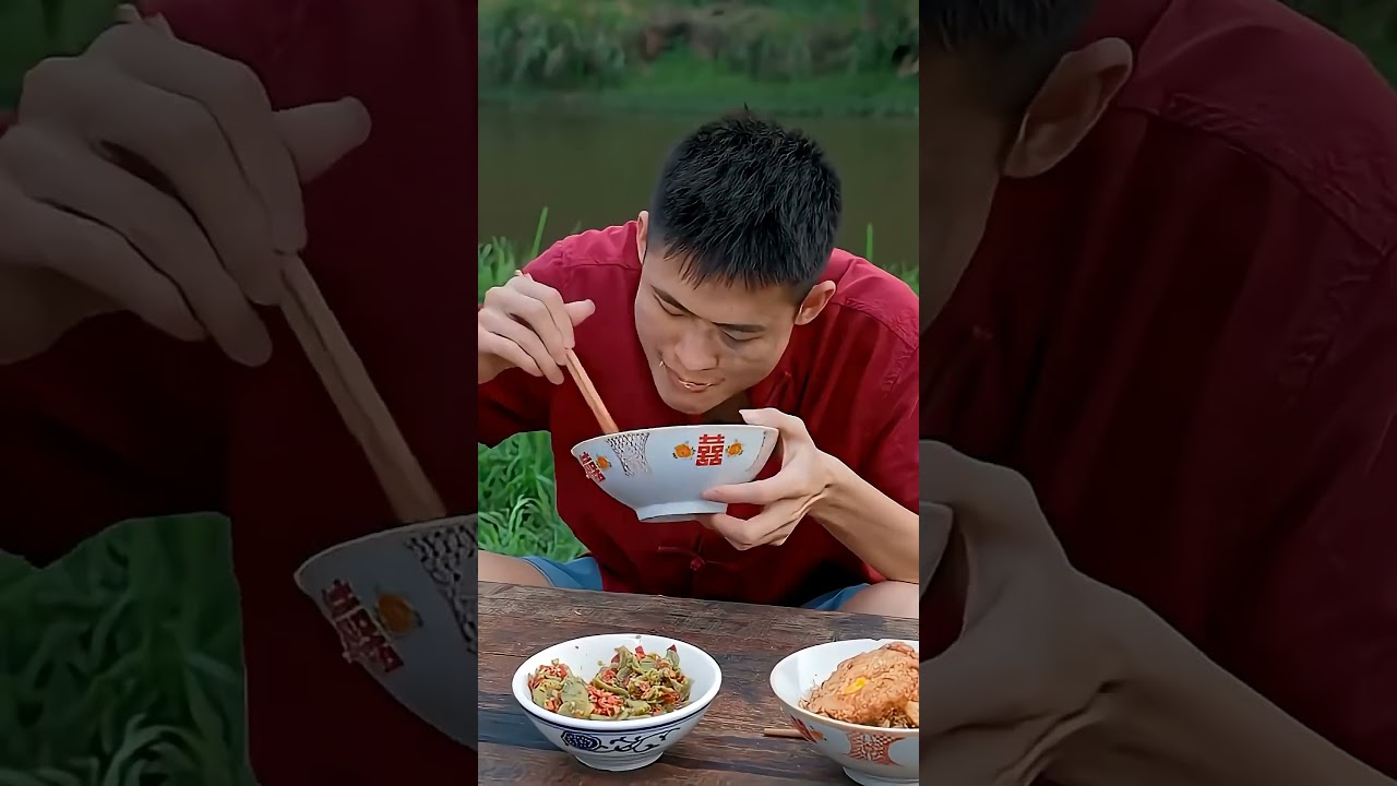 Pick up the missing chicken legs and eat them丨food blind box