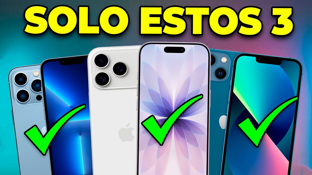 SOLO ESTOS 3 iPhones Valen la Pena en 2026 (El resto es BASURA)