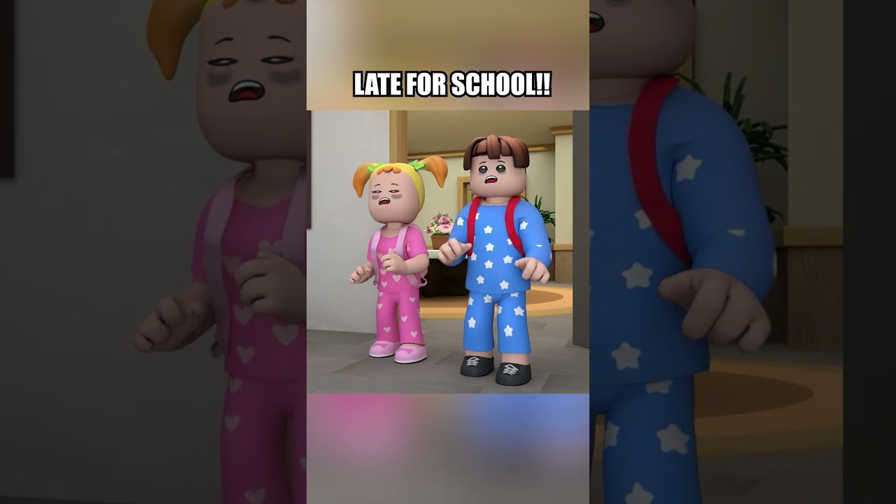 Late For School..!! #roblox #animation