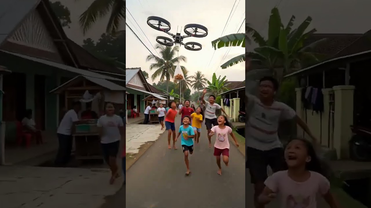 drones deliver food #artificialintelligence #comedyshorts #funnyshorts #drones #deliver