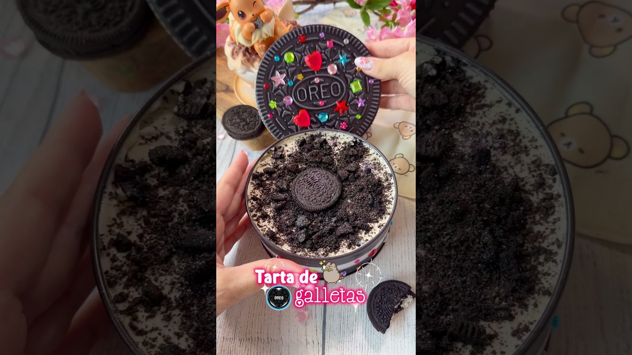 Tarta de galletas #receta #recetaspostres