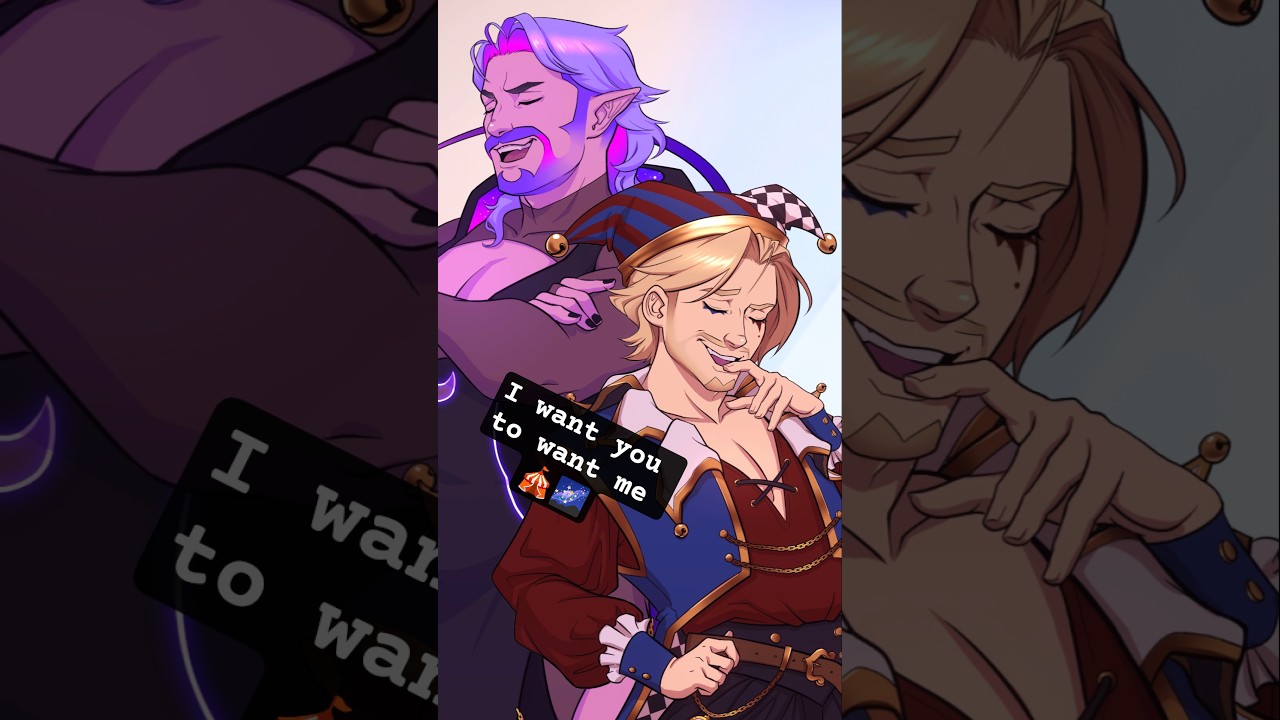 they want to kiss so bad it makes them look STUPID #animatic #oc #yaoi #basementyard #greedyboys