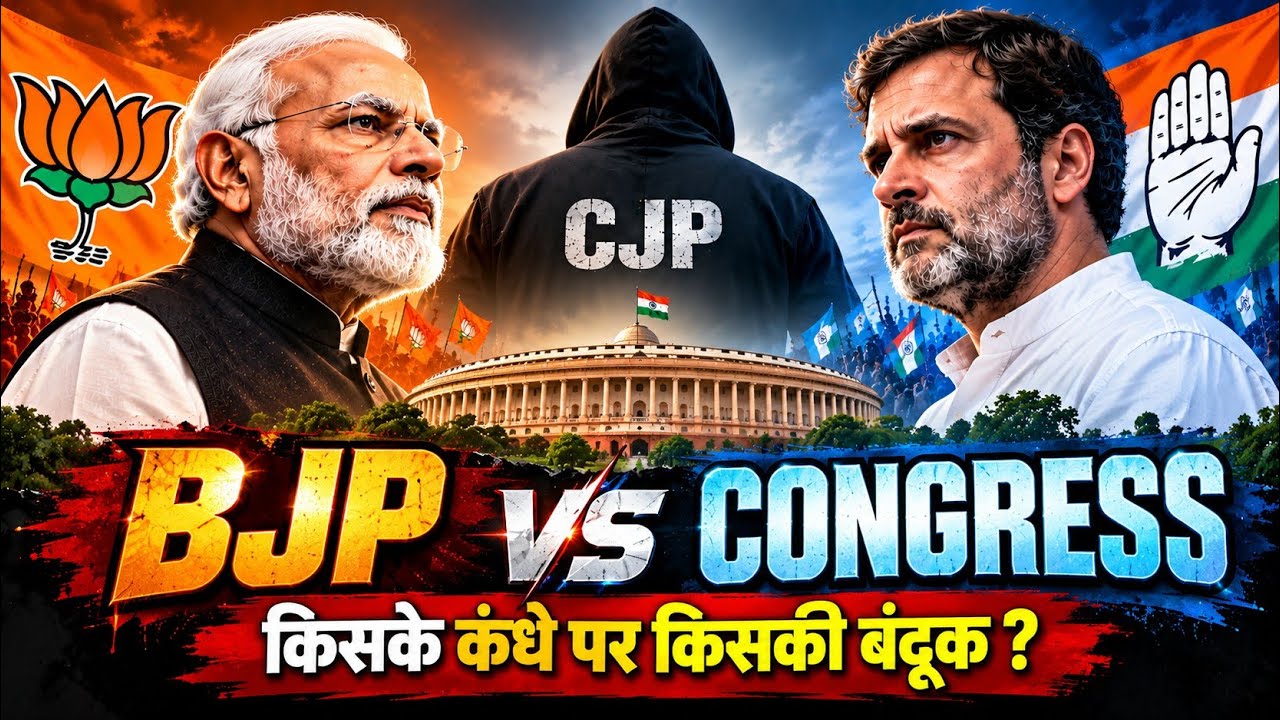 BJP vs CONGRESS ft. CJP 🔥 | किसके कंधे पर किसकी बंदूक? | Singer Sunny K