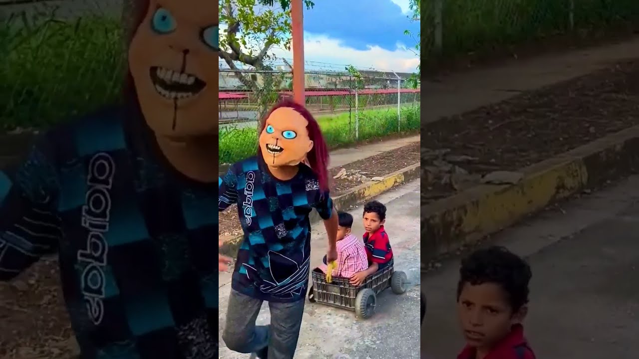 Chucky encontro comida y un carrito