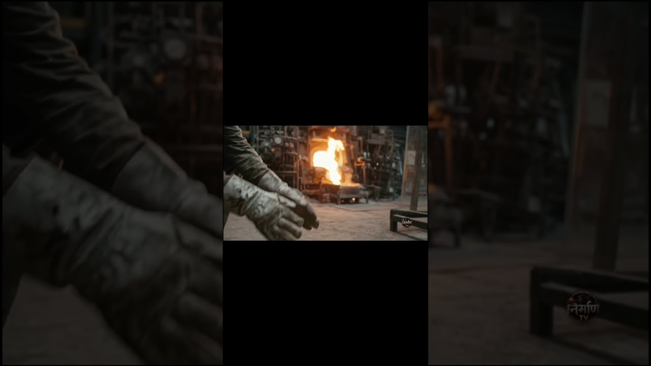 😱 साधारण रेत से काँच कैसे बनता है? 🔥 Glass Making Process #Shorts