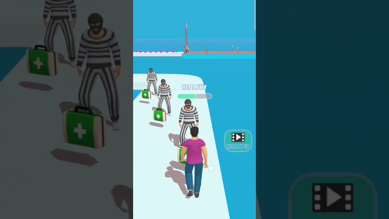 I Reached Level 55 in Healthy Runner! 😱🔥 #games #videogame #shortsfeed #trending #shorts