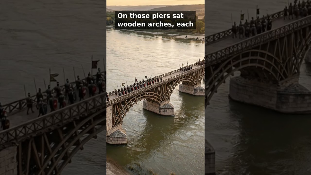 How the Romans Built a 1KM Bridge Over the Danube #historydocumentary #ancientengineering #history
