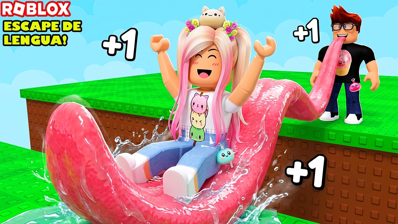 ESCAPE DE LENGUA +1 Usamos Nuestra lengua Para Pasar Niveles EXTREMOS!😲😫🤭
