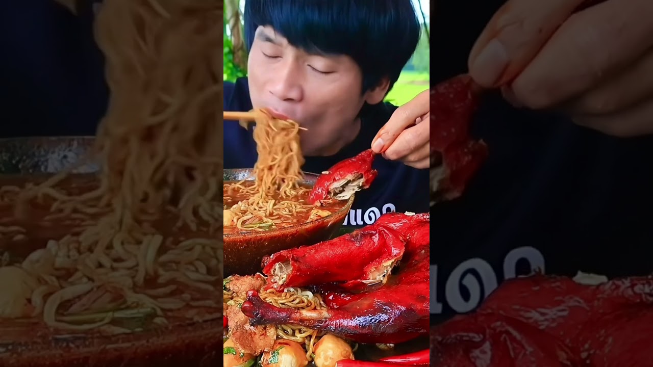 #บะหมี่เป็ดย่าง#mukbang #โก้อีสานพาแดก