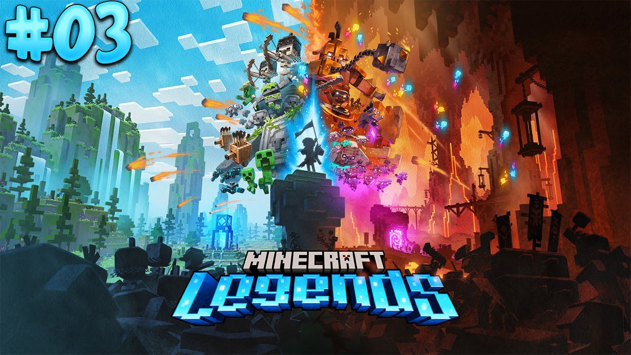 Minecraft Legends PL #03 - NOCNA LATARNIA NETHERU!