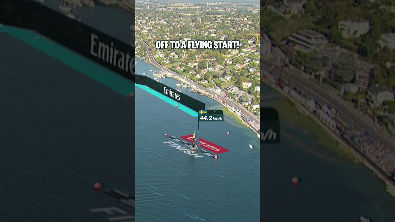 Artemis are first on the foils and fly away to victory in race A1 🇸🇪👏 #SailGP