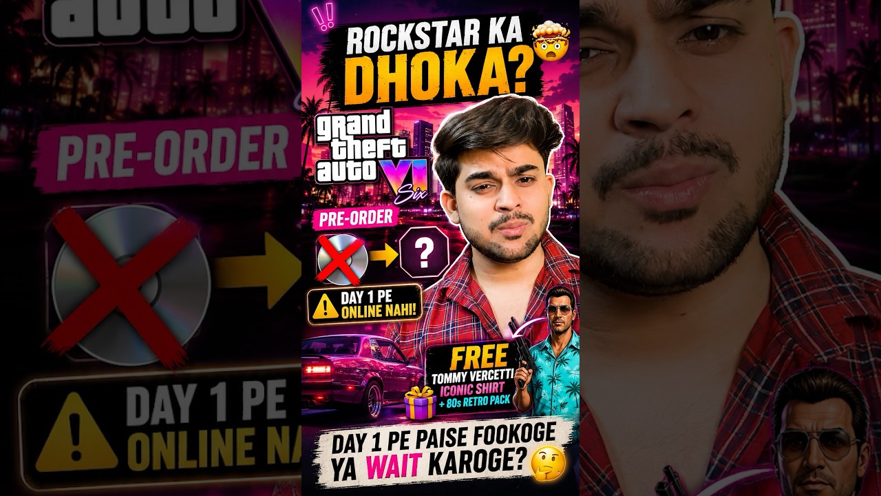 GTA 6 Pre-Order DHOKA?! 🤯 No Day 1 Online? #shorts #gta6