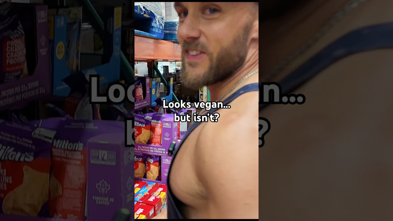 Looks Vegan… But Contains Milk? 🤔 #costcofinds #veganfinds #plantbased