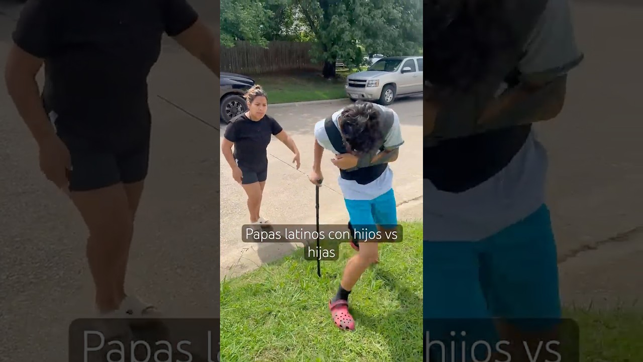 Papas latinos con hijos vs hijas #lifeinusa #humor #couplecomedy #comedia