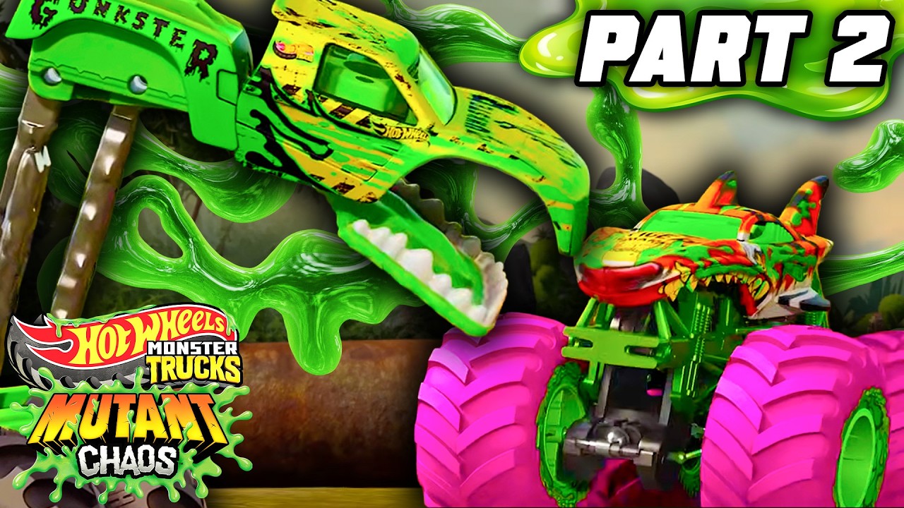 The Monster Trucks Have Mutant Powers! ⚡ | Hot Wheels Monster Trucks: Mutant Chaos PART 2