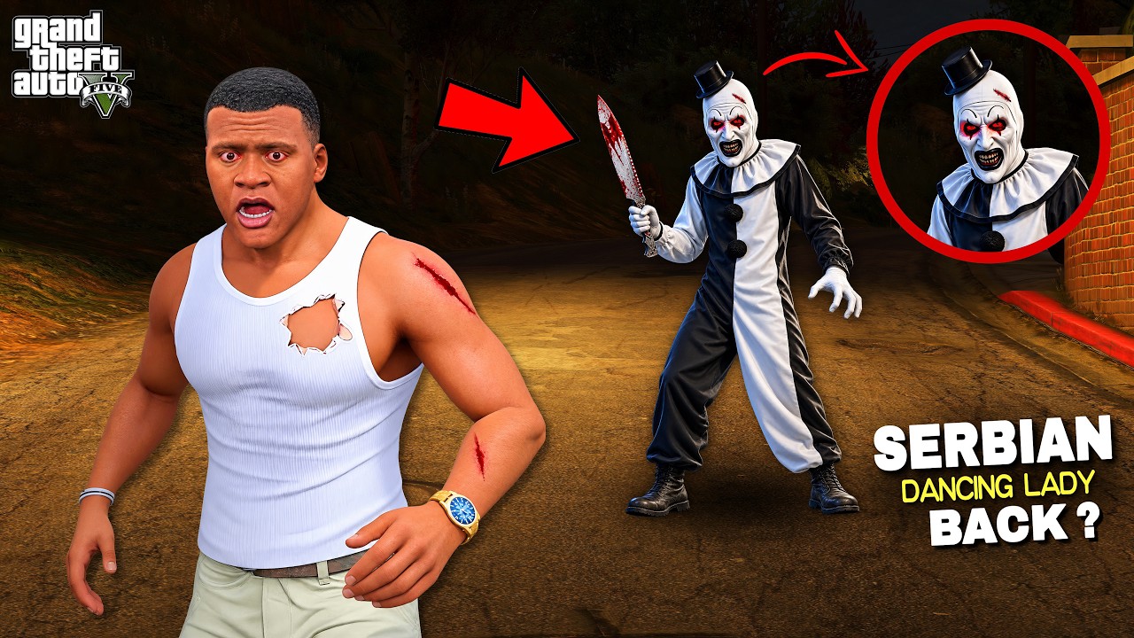 SERBIAN DANCING LADY IS BACK! 😱 | Franklin Is in BIG TROUBLE | in Telugu