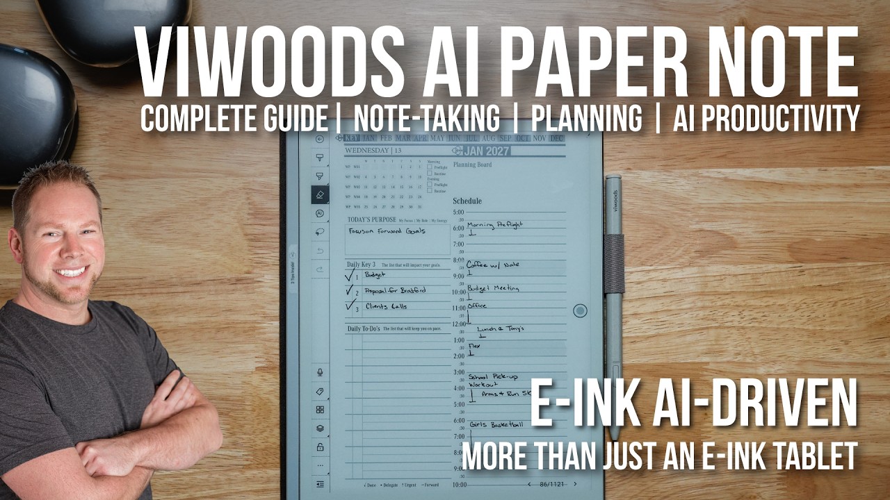 Viwoods AI Paper Note Review: AI Planning, Notes & Real Productivity