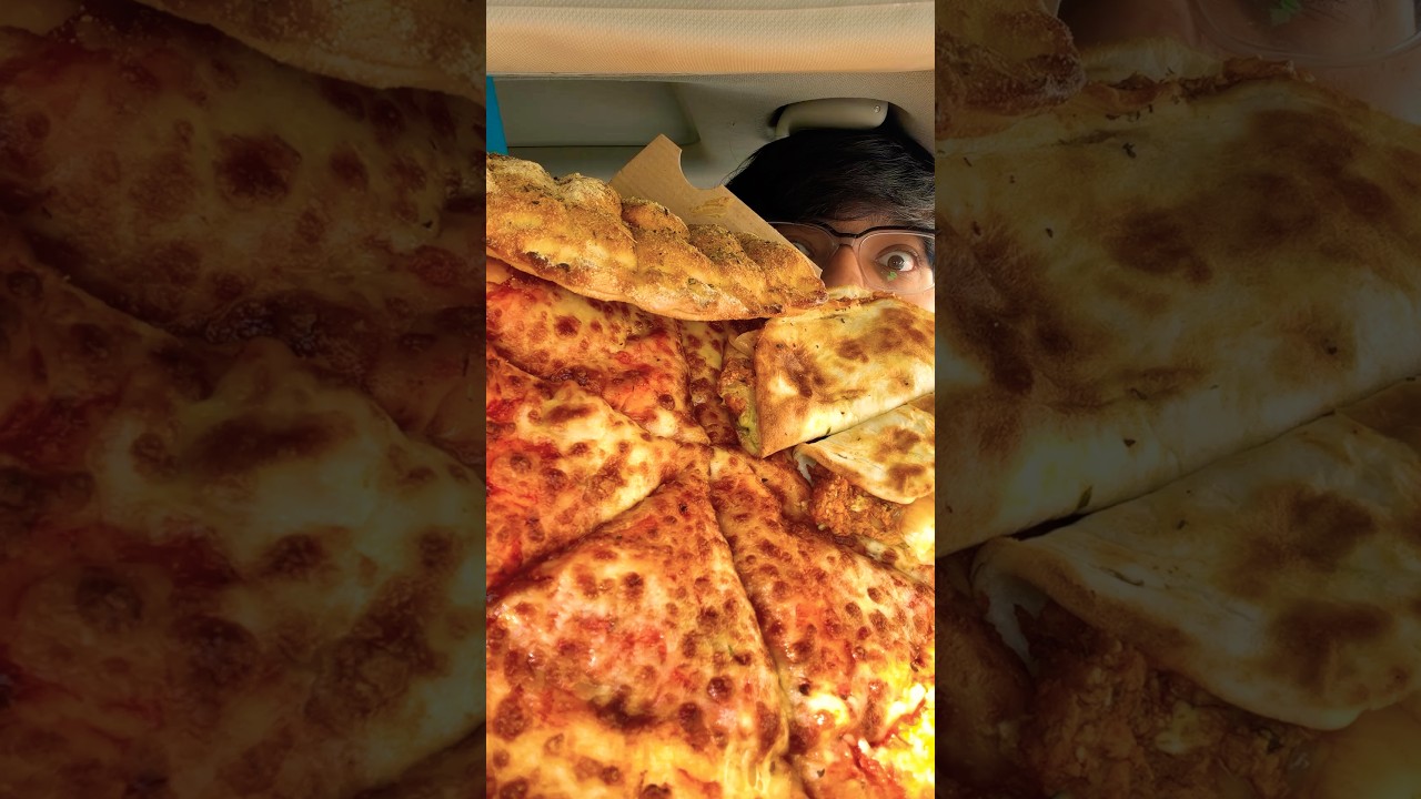 Let’s Eat Domino’s For Lunch! #asmr #mukbang