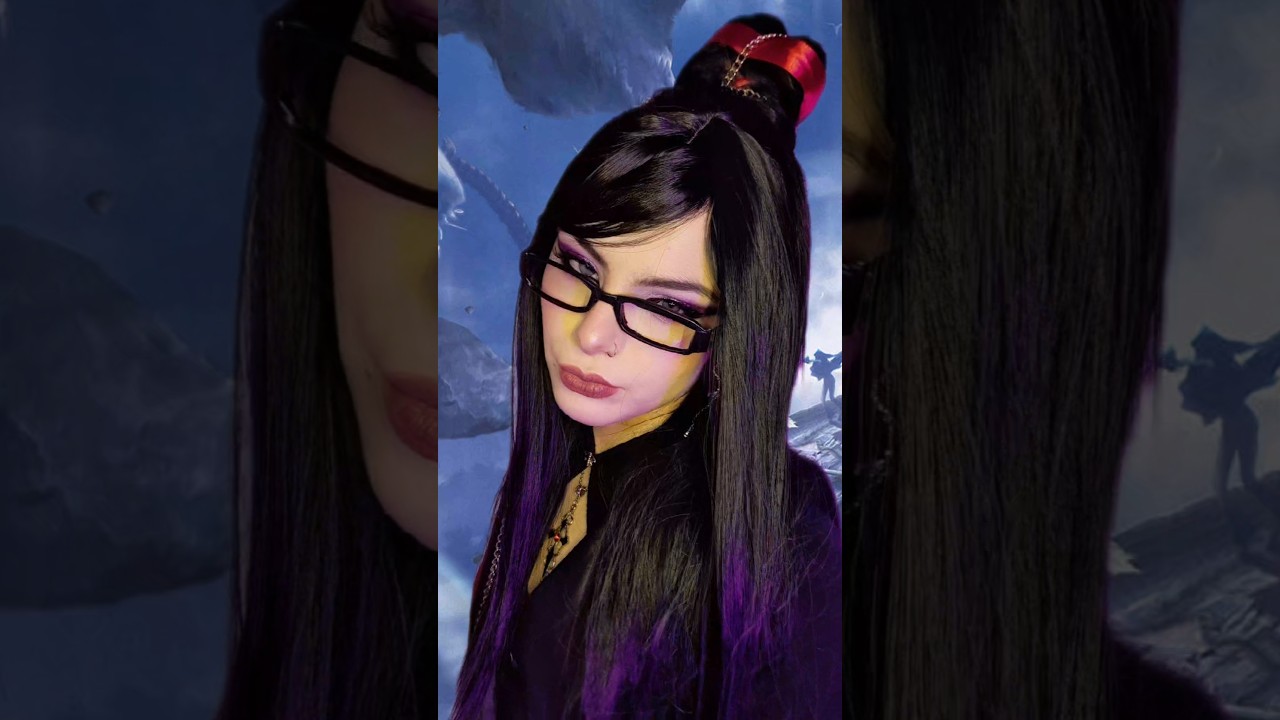 Bayonetta makeup transformation ‼️ #bayonetta #bayonettamakeup  #makeuptransition