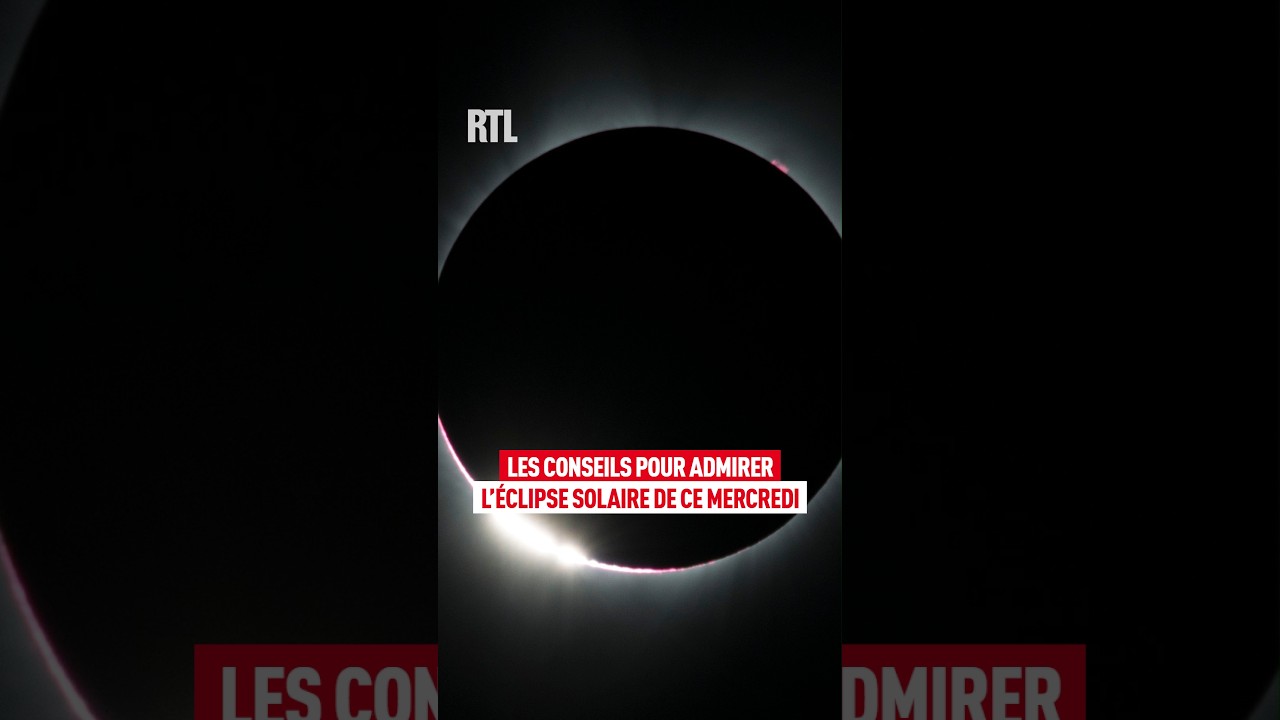Les conseils pour admirer l'éclipse solaire de ce mercredi.