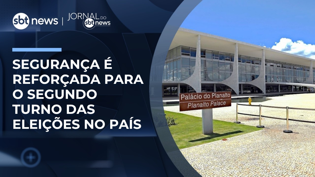 Segurança é reforçada para o segundo turno das eleições no país | #JornaldoSBTNews