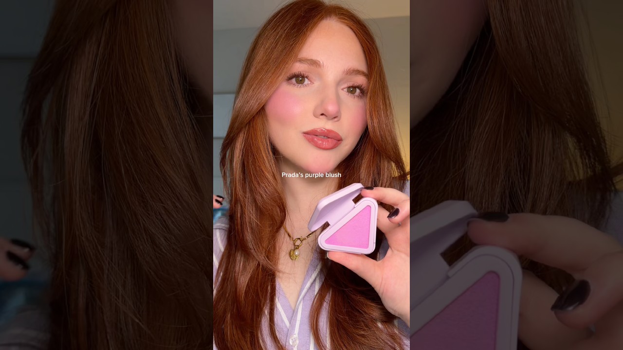 PURPLE BLUSH 💜 #makeup #beautyinspiration #makeuptutorial #beauty #blush #contentcreator