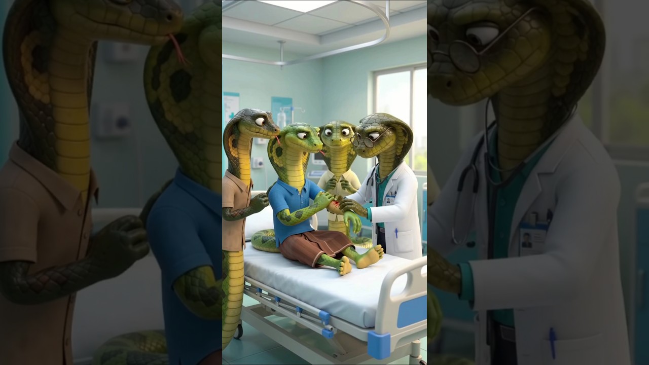 Doctor snake🐍🤯 #snake #trending #animation #cartoon #3danimation #shorts #explainwithmuntaha