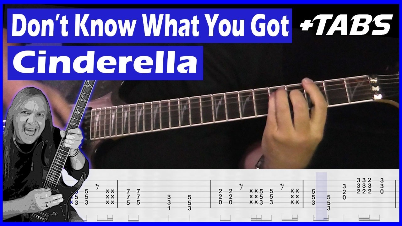 Don't Know What You Got Till It's Gone Guitar Lesson - Cinderella | How To Play + Tabs
