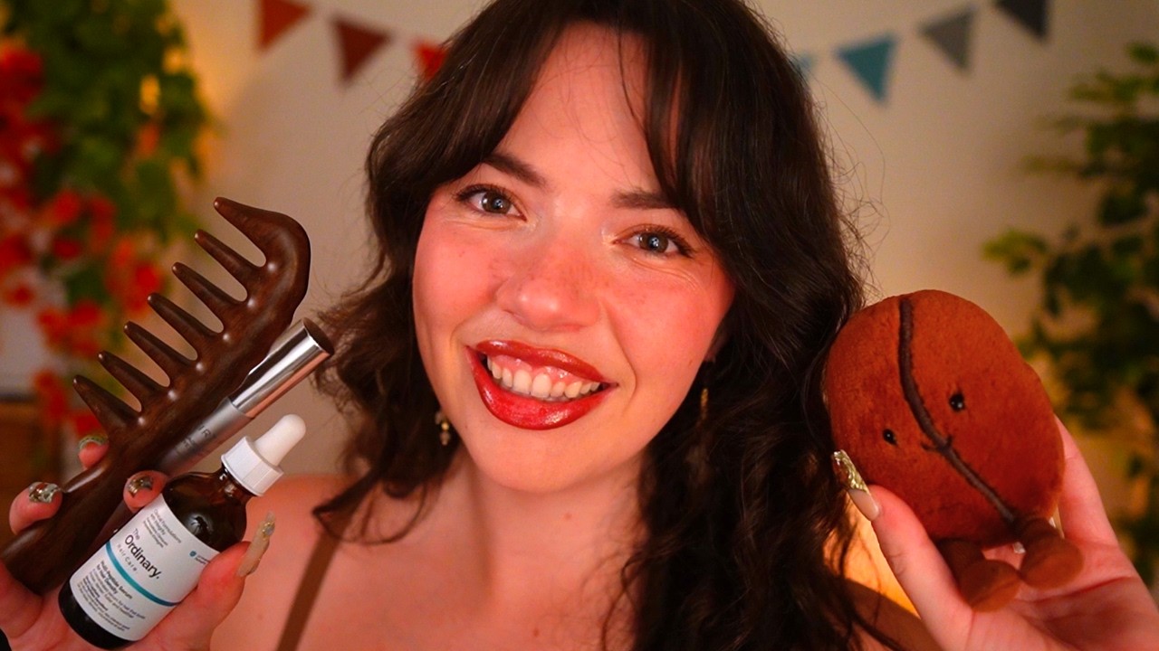 ASMR Taking Care of You Until You Fall Asleep 🌿🍂 (pampering, skincare, personal questions)