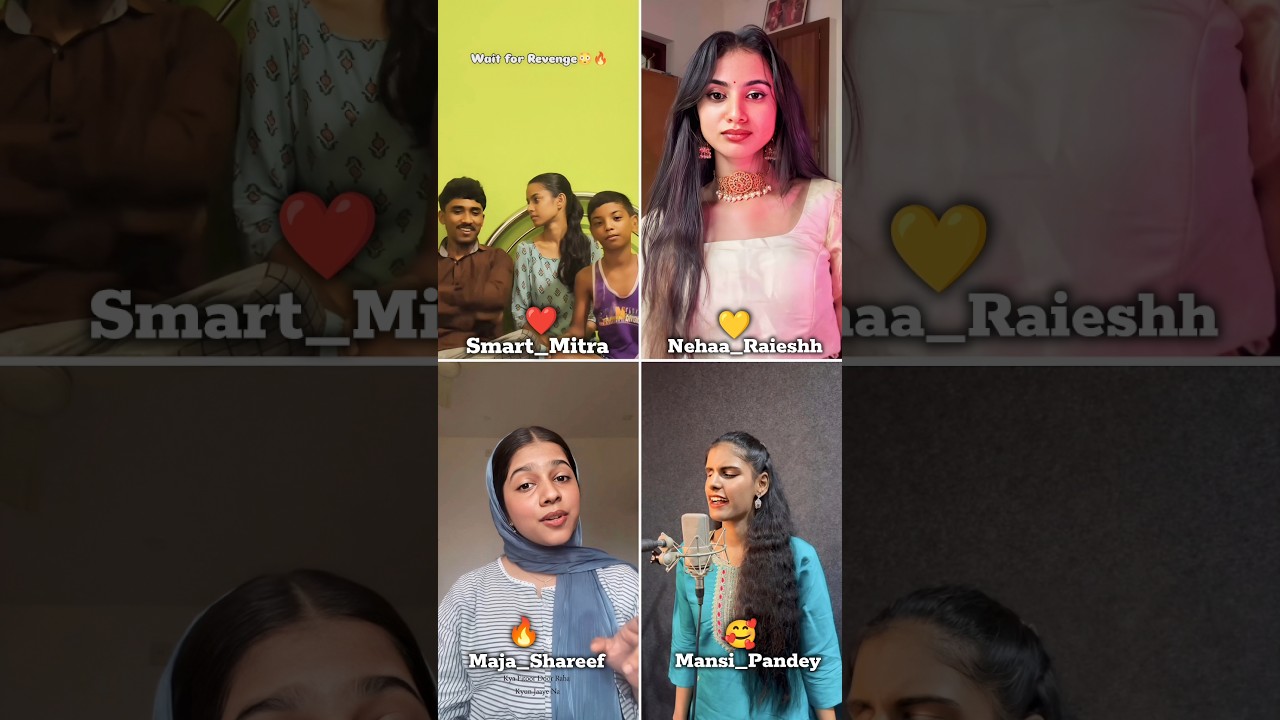 Kalyani 🥰 | Smart Mitra X Nehaa Raiesh X Maja Shareef X Mansi Pandey #viral #singing #fyp #shorts