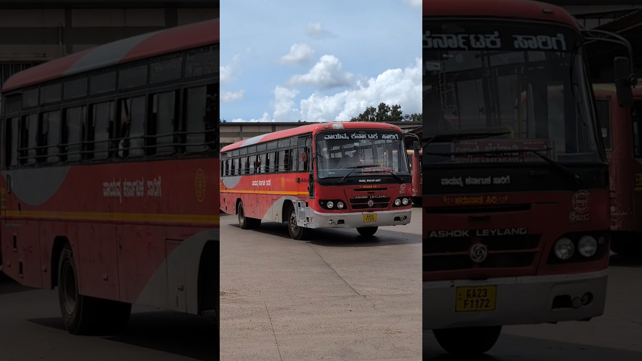 #nwkrtc #nipani #belagavi KA23F1172 #ashokleyland #nonstop #frontdoor #bs6 #travel #highway #beauty