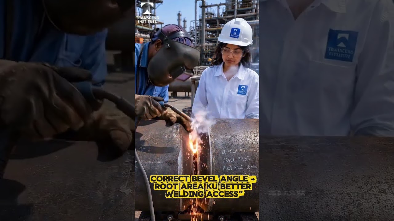 Why Pipe Bevel Angle is 37.5°? ⚙️ | Welding Science Explained