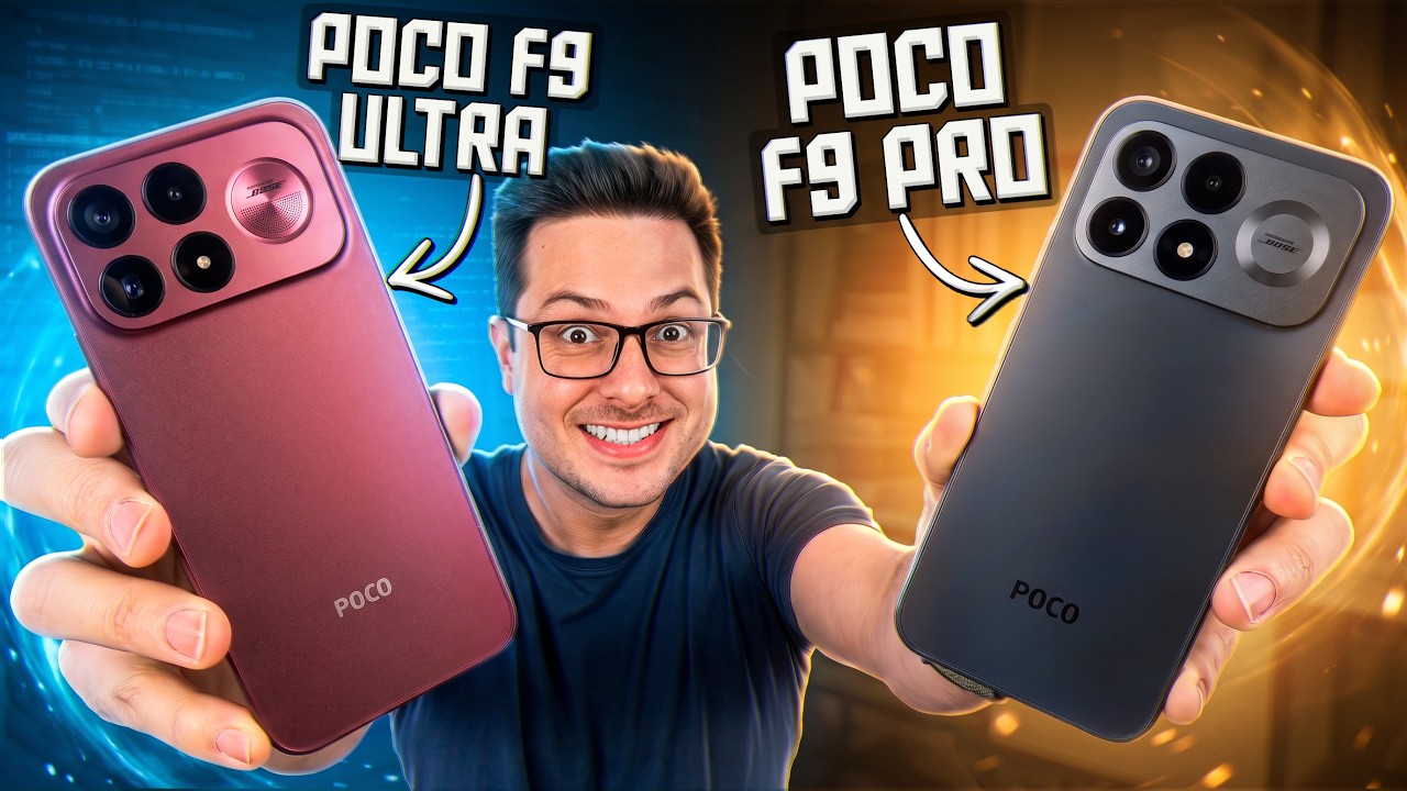 POCO F9 PRO e F9 ULTRA! NOVA câmera de 200MP e BATERIA GIGANTE!