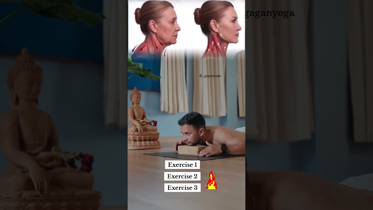 Quick Neck Relief Exercises ✨🌸 #neckpain  #yogaforneckpain  #pain  #therapyyoga  #souravjoshivlogs