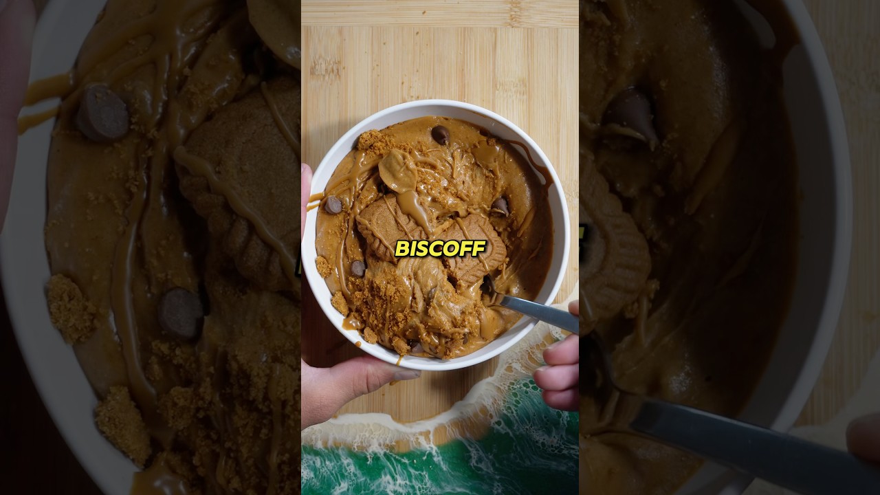 High Protein Biscoff Cookie Dough #food #recipe #levelsprotein @LevelsProtein
