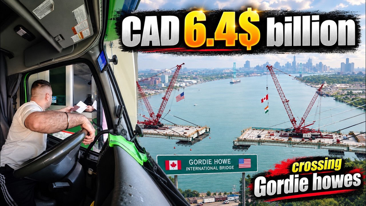First time Crossing Gordie Howes international Bridge |