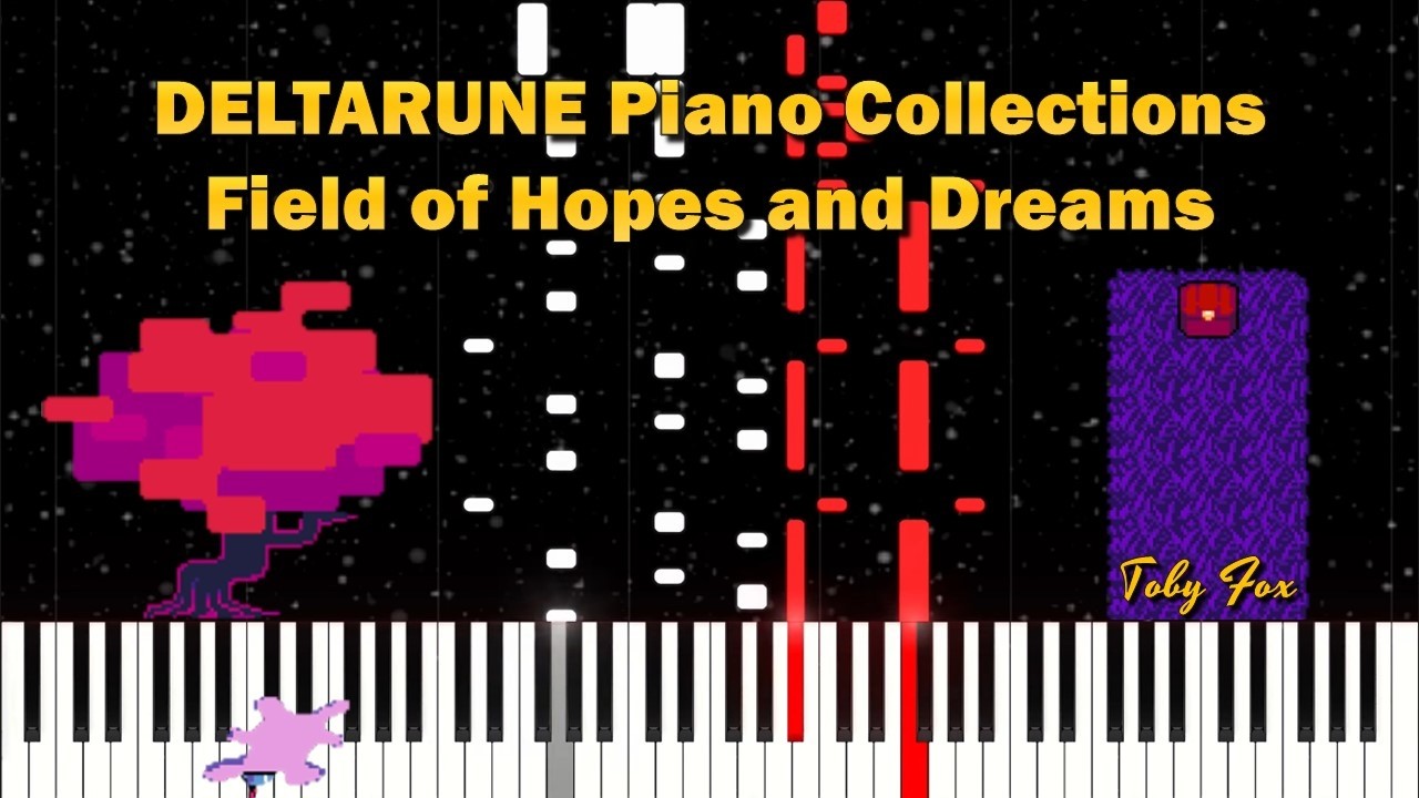 DELTARUNE Piano Collections: Volume 1 - Field of Hopes and Dreams [MIDI Tutorial]
