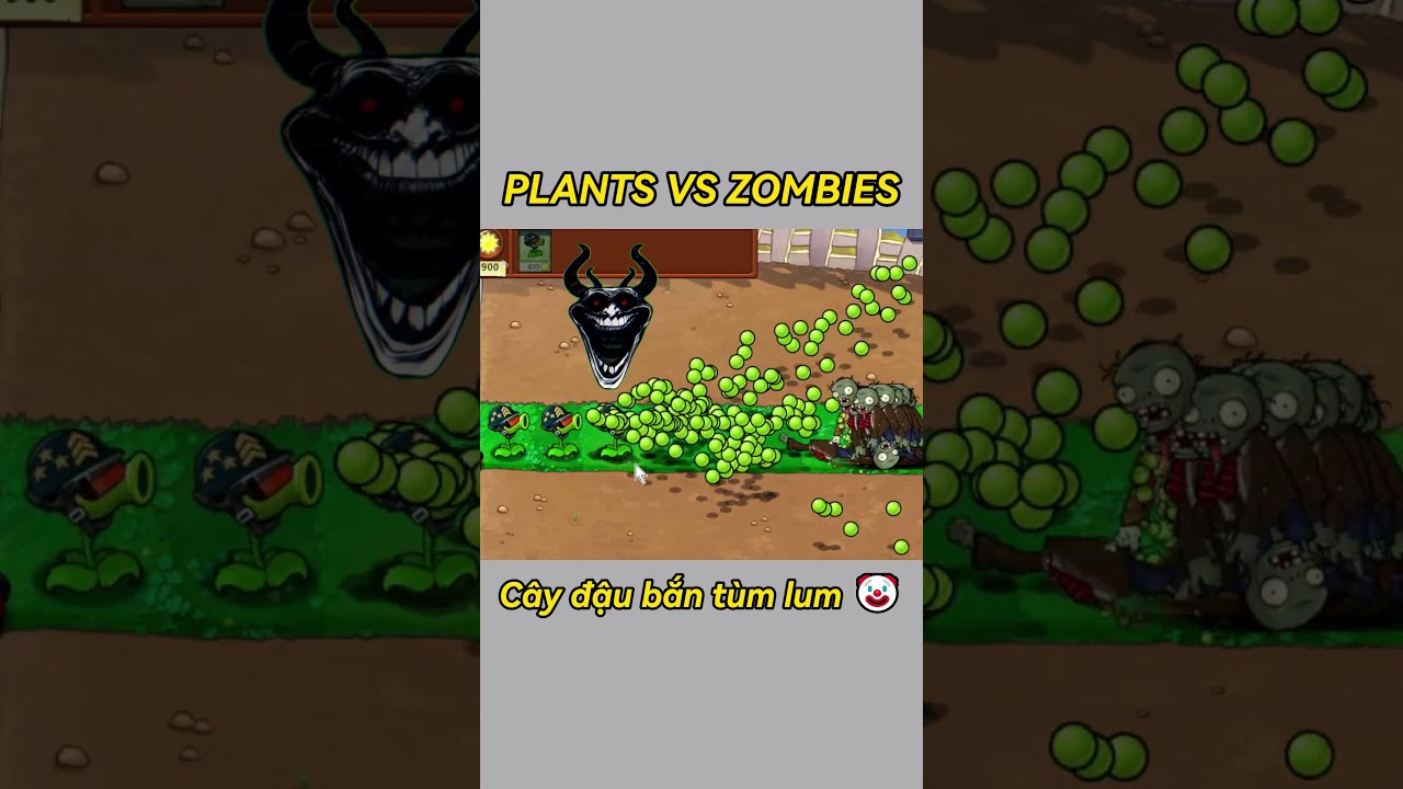 PVZ Đậu Bắn Tùm Lum Bắn Tung Tóe 😂