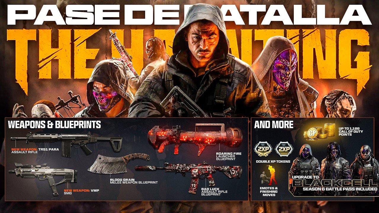 NUEVO PASE de BATALLA *COMPLETO* TEMPORADA 6 NUEVA ACTUALIZACIÓN