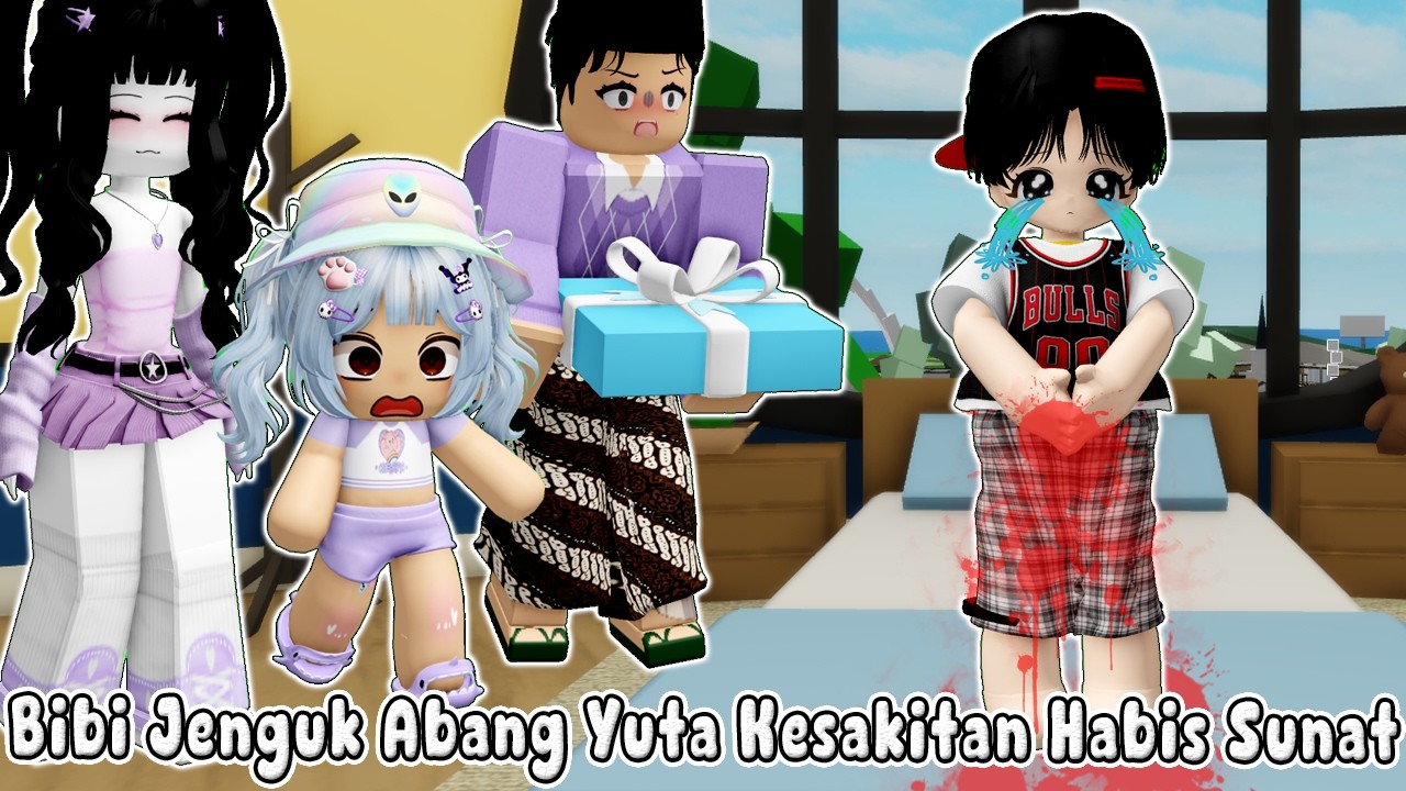 BIBI JENGUK KAK YUTA YANG LAGI KESAKITAN HABIS SUNAT?😱😱 || BROOKHEAVEN🏡ROBLOX INDONESIA