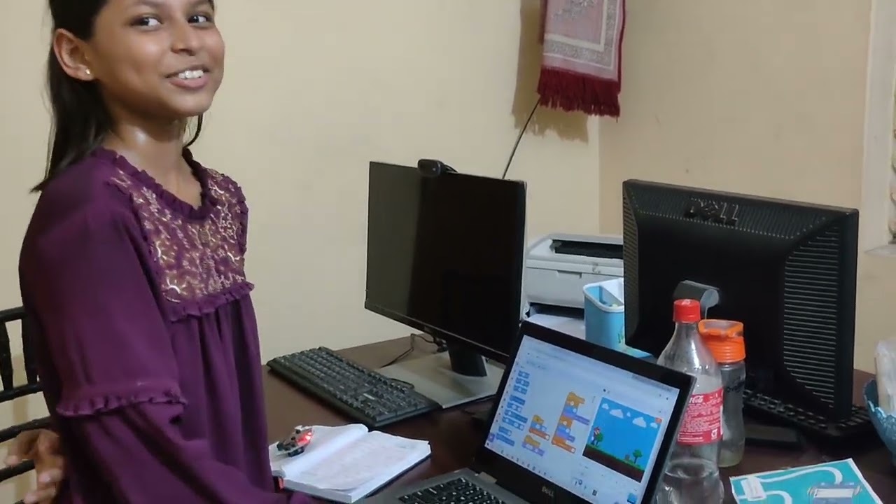Taiyaba, Class 6, Rajshahi Cantonment Public School & College presenting her project