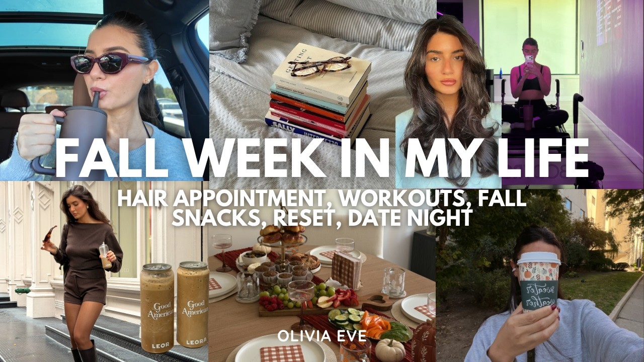 Romanticizing My Life This Fall: Workouts, Hair Appointment, Fall Snacks, Date Night & Resets