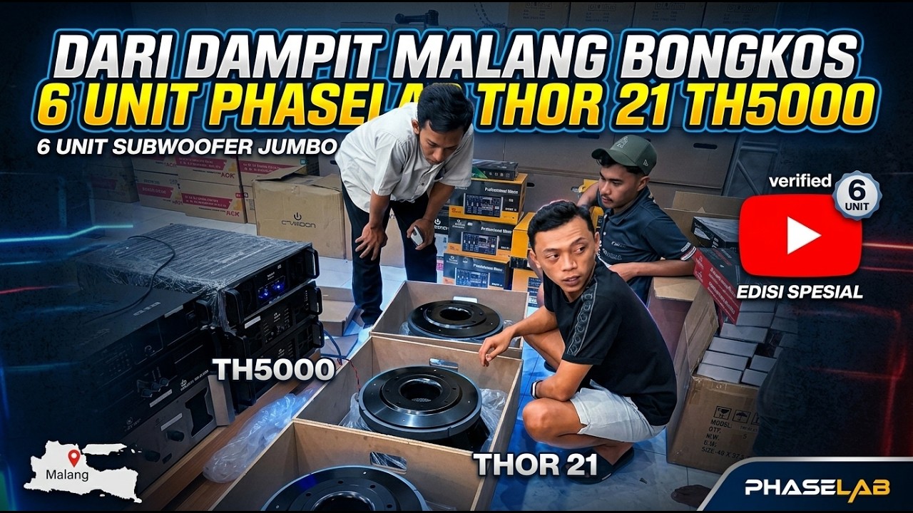 Dari Dampit Malang BONGKOS 6 Unit PHASELAB THOR 21 TH5000