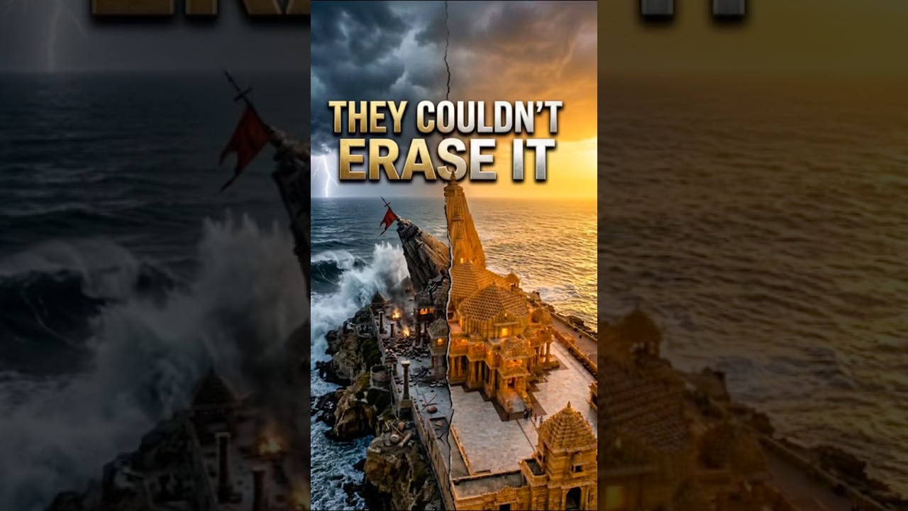 The Temple They Couldn't Erase 😱| #ancientindia #somnath #temple #shorts