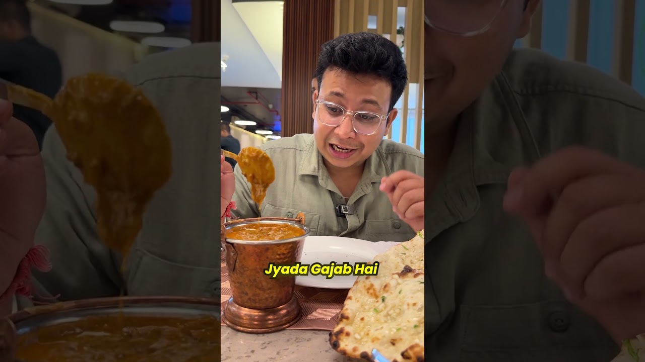 Trying Daal Makhani with Garlic Naan From Pure Veg vs Non Veg Restaurant!!!